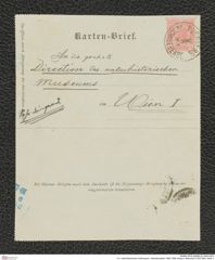 k.k. naturhistorisches Hofmuseum, Intendanzakten 1885-1896 (Hauer), Aktenzahl Z.402/1893, Seite 2